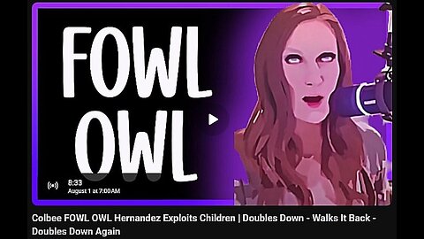 3-29-2024 Sam Tefler REWIND FOWL OWL Gets It All Wrong As Per Usual w live chat