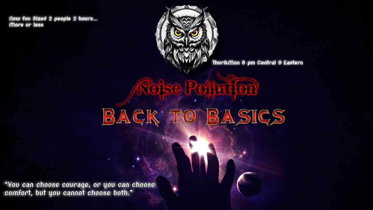 Noise Pollution-Back to Basics