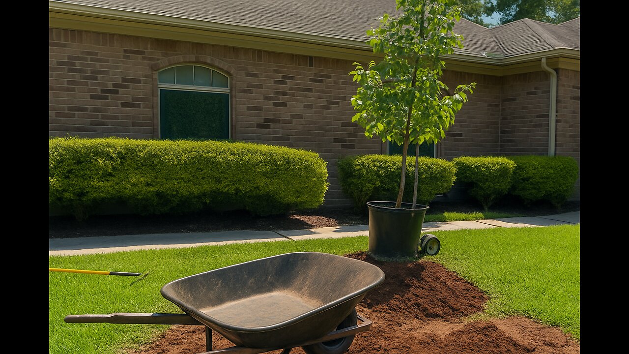 DIY Front Yard Tree Planting!