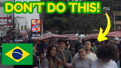 ⚠️ 5 things you MUST NOT do when you visit SÃO PAULO Brazil! 🇧🇷