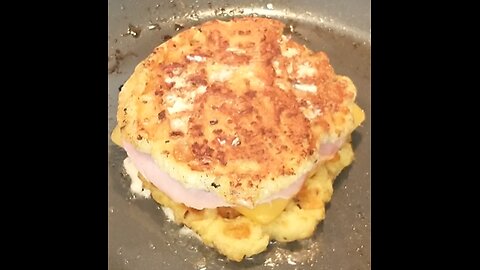 KETO HAM AND CHEESE ON "RYE"