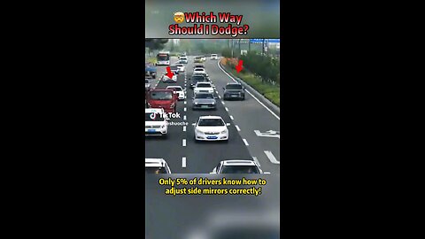 How to adjust the car rear view mirror