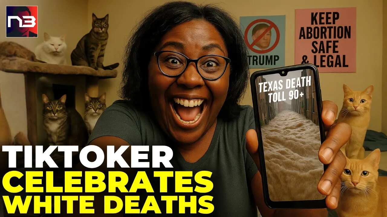 OMG: This TikTokers Texas Flood Reaction Is So EVIL - America Is Demanding She Be BANNED Forever