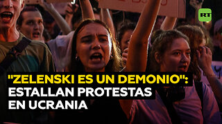 Estallan protestas en Ucrania tras la ofensiva de Zelenski contra agencias anticorrupción
