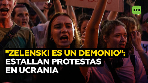 Estallan protestas en Ucrania tras la ofensiva de Zelenski contra agencias anticorrupción