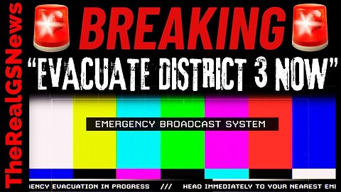 TELEVISED BROADCAST ‼️ “EVACUATE DISTRICT 3 NOW” - STRIKES INCOMING WITHIN HOURS