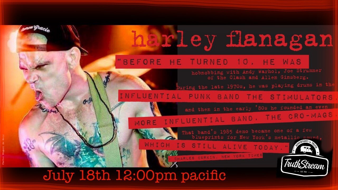 Harley Flanagan from the Cro-mags: Documentary film Wired for Chaos, live interview 6/18 #447