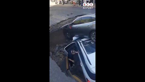 #China #Handan #RoadCollapse #Flooding #Karst #Sinkhole #Hebei #ChinaFloods #climate #anomaly