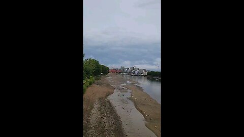 London Walk. Walking on a bridge, June 2025