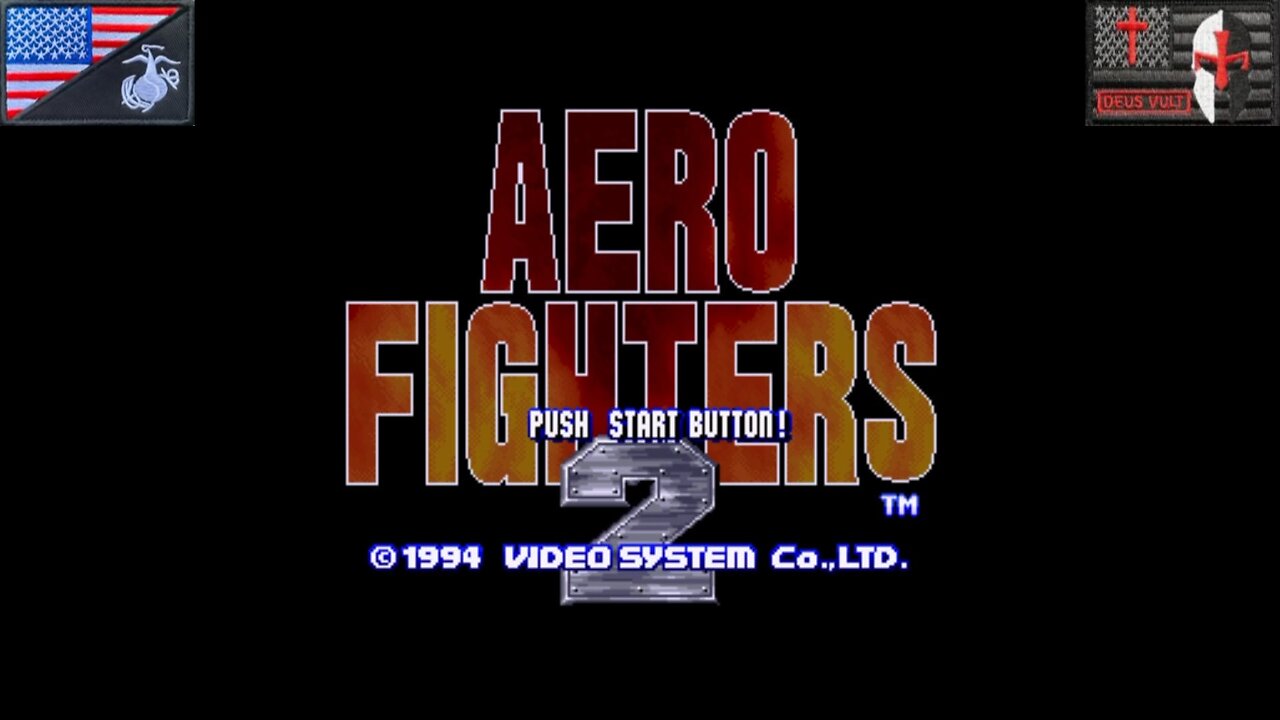 Aero Fighters 2 (NEOGEO CD - Attract Mode) [NA Version of "ソニック・ウイングス2"]