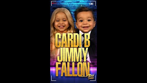 Cardi B and Jimmy Fallon