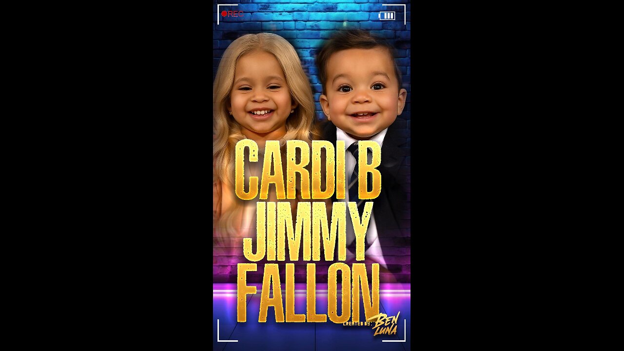 Cardi B and Jimmy Fallon