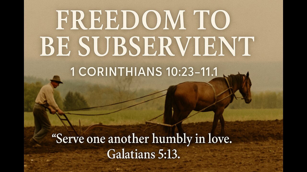 2542 (10/19/25) 42 – Freedom To Be Subservient