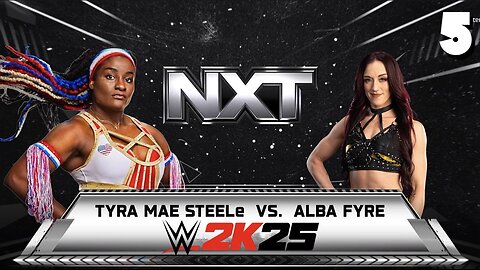 WWE 2K25 NXT August 26th 2025 - Match 5: First Win!