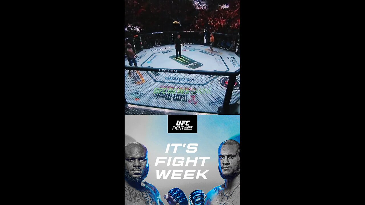 THE BLACK BEAST IS UNLEASHED! 💥 Derrick Lewis with a devastating KO.