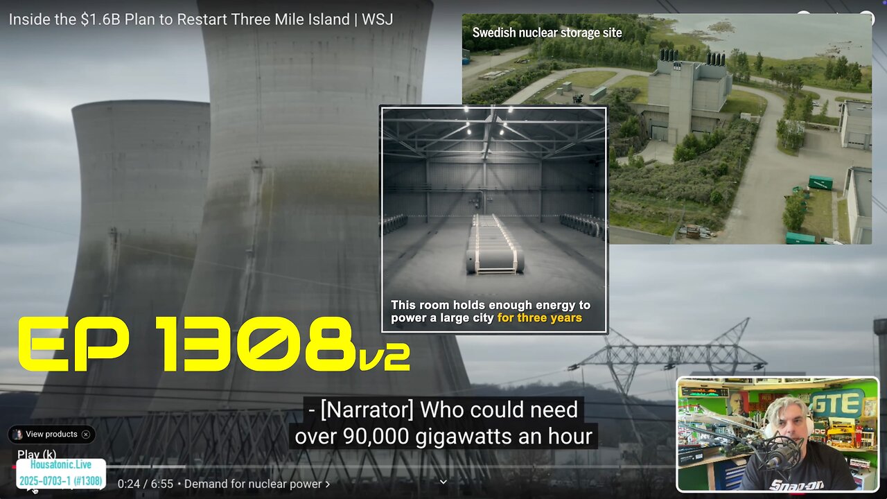 Revival of nuclear power, human genome project, enriched uranium for future datacenters (Ep 1308 v2)
