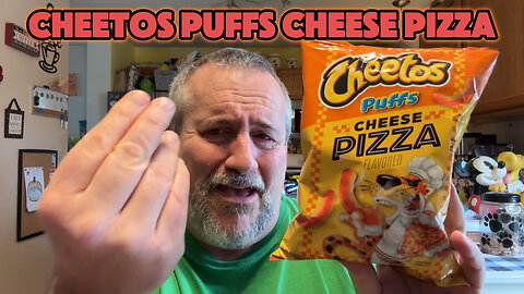 Cheetos Puffs Cheese Pizza Food Review