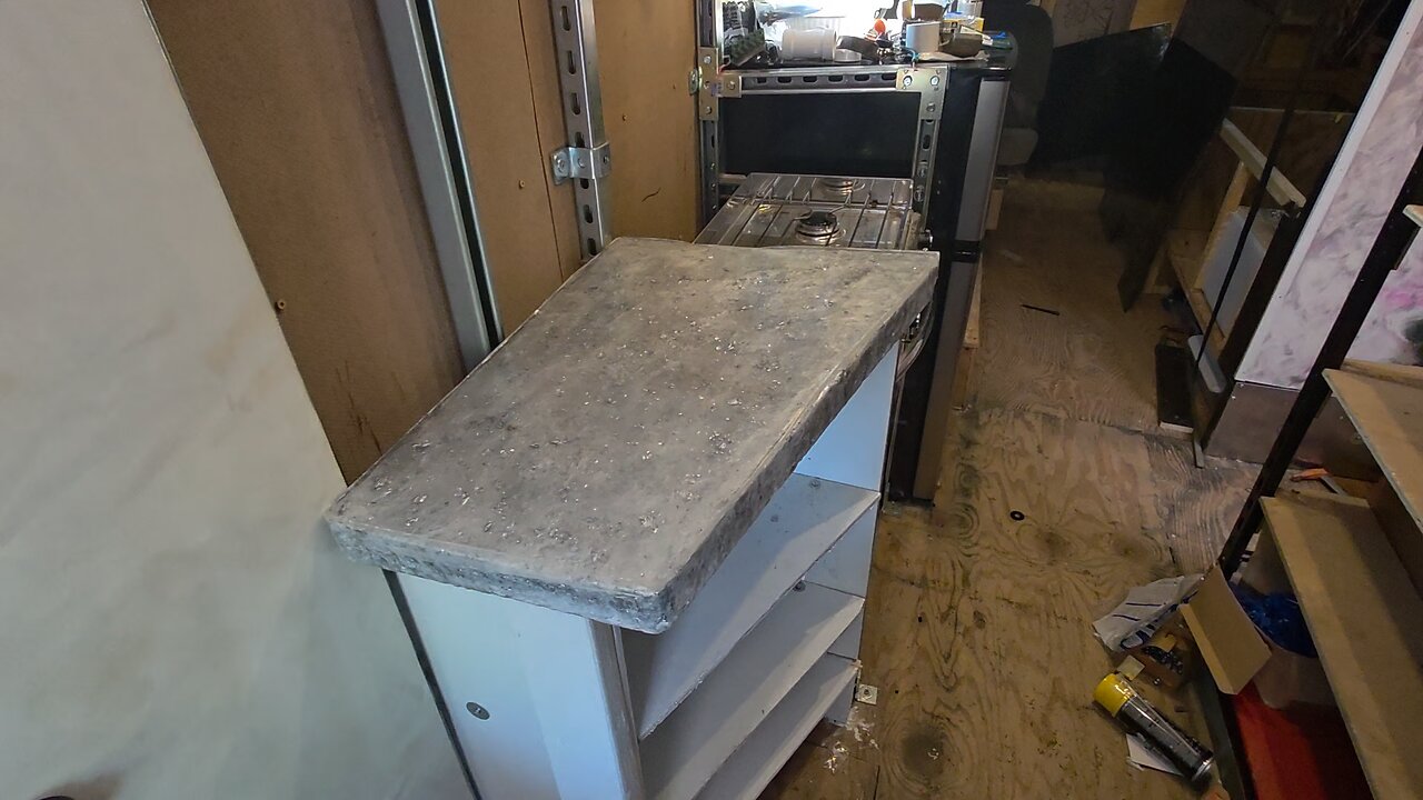 Concrete Counter Installed