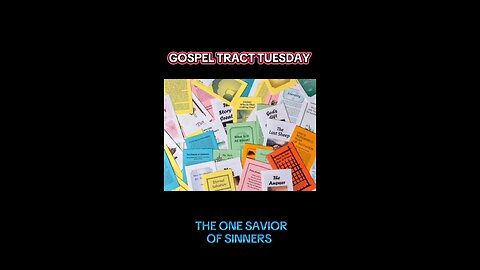 The One Savior of Sinners