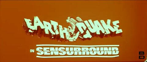 1974 EARTHQUAKE in SENSURROUND Charlton Heston, Victoria Principal