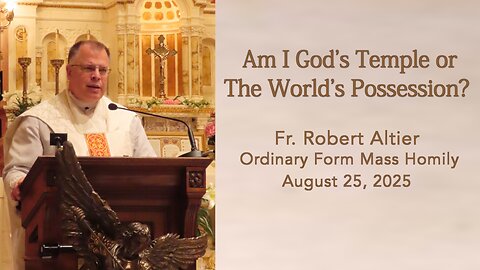 Am I God's Temple or The World's Possession?