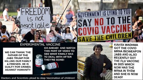 Lies of the mRNA Bioweapon Jabs - Families dealing with their MURDERED love ones