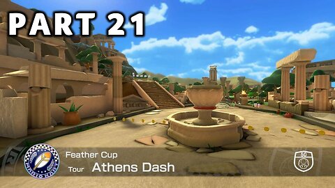 Mario Kart 8 Deluxe Grand Prix Mode - Part 21 - Feather Cup 50cc | Switch | No Commentary