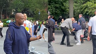 Warner Confronts Man for Disrespecting Quran During Street Dawah ,NYC