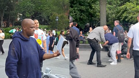 Warner Confronts Man for Disrespecting Quran During Street Dawah ,NYC