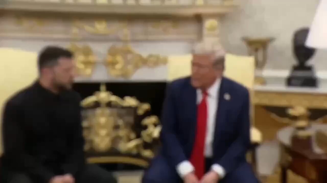 Zelenskyy to Trump before press questions: "Not too long."