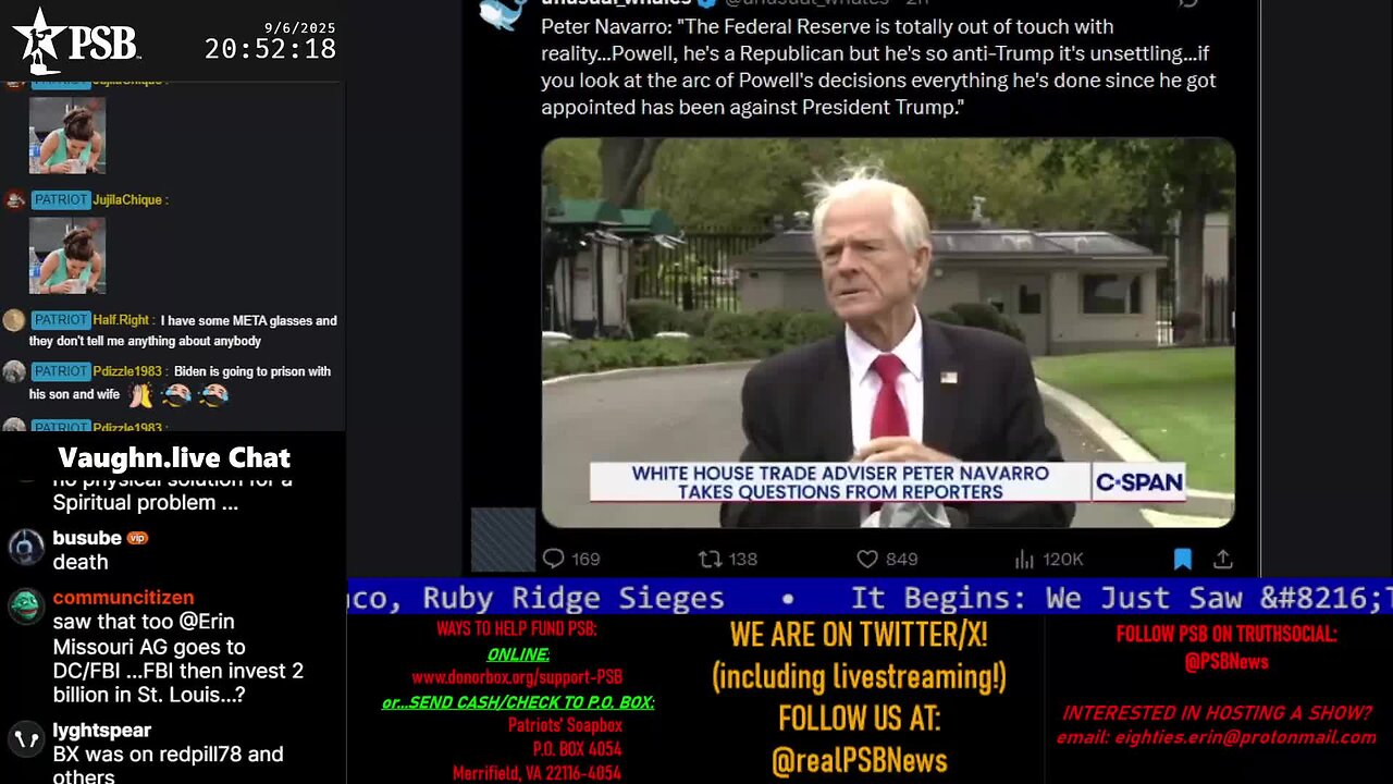 2025-09-06 20:47 EDT - On a Wing and a Prayer: with Deb65