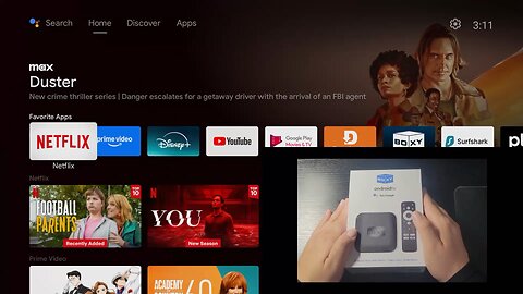 BOXY Android TV Box, Streaming Media Player 4K,