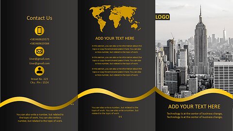 How to make a brochure with PowerPoint