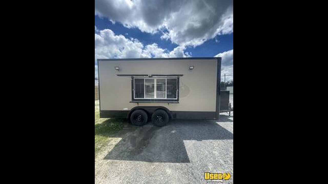 Custom Built - 2024 8.5' x 16' Quality Cargo Boba/Coffee Concession Trailer for Sale in Mississippi!