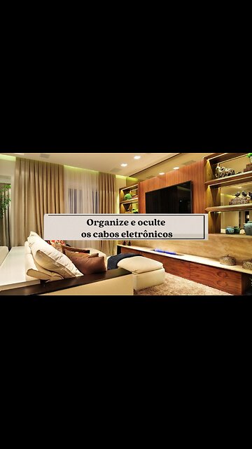 Dica de Decoração: Organize os Cabos e Transforme Seu Espaço #shorts #cabo #fios #organização