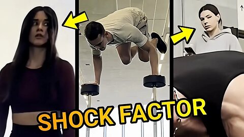 🔥Scaring People in The Gym With Calisthenics #123