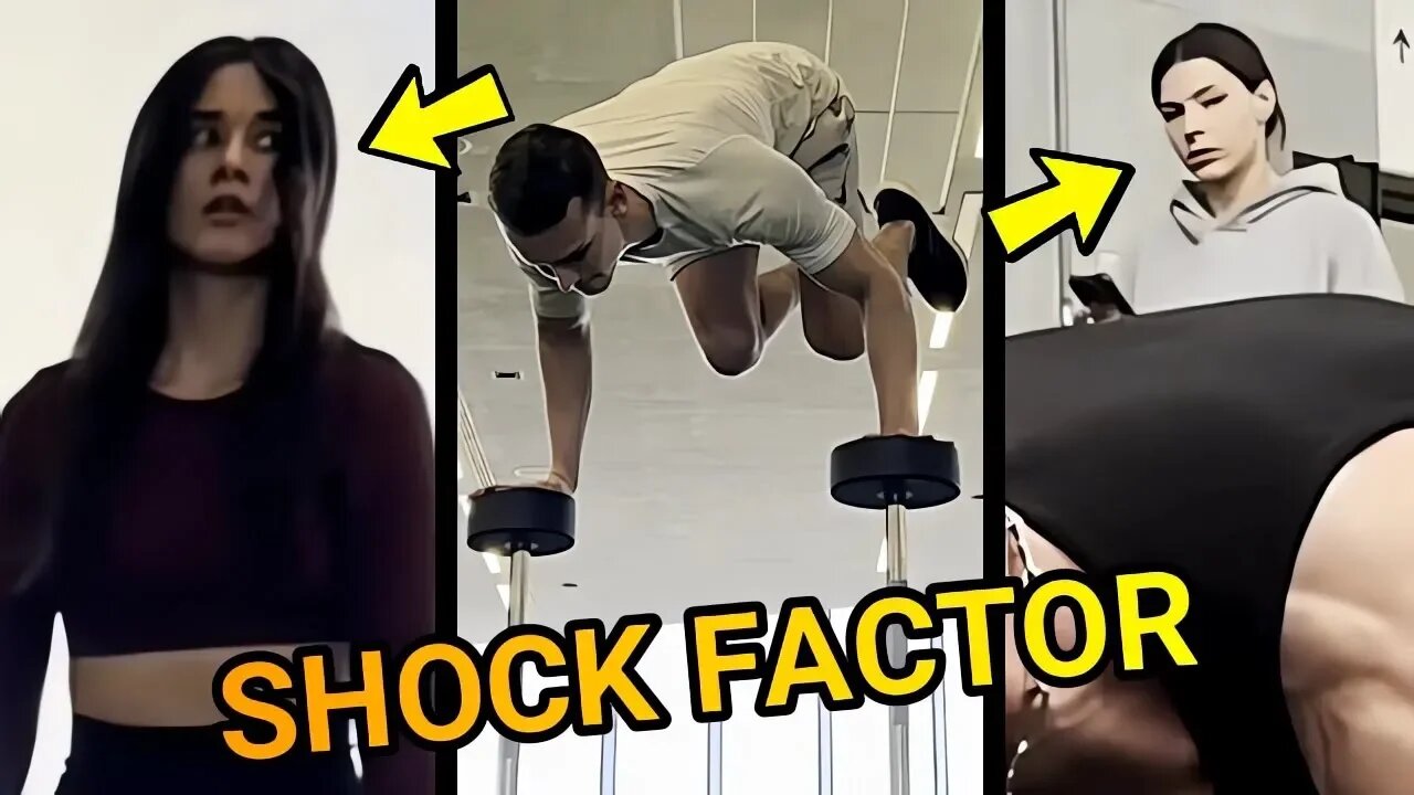 đŸ”¥Scaring People in The Gym With Calisthenics #123