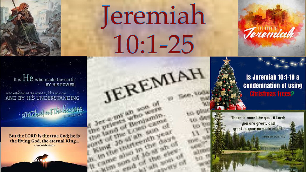 Jeremiah 10:1-25