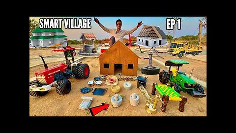 I Build A Mud Home in Village with RC Cars & Trucks - Part 1 - Chatpat toy TV