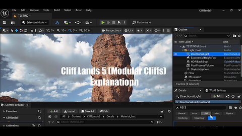 Cliff Lands 5 (Modular Cliffs) EXPLANATION