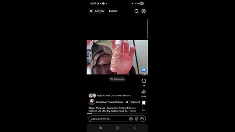 American News Network: fibres found in veins : military mj Thomas Haviland
			