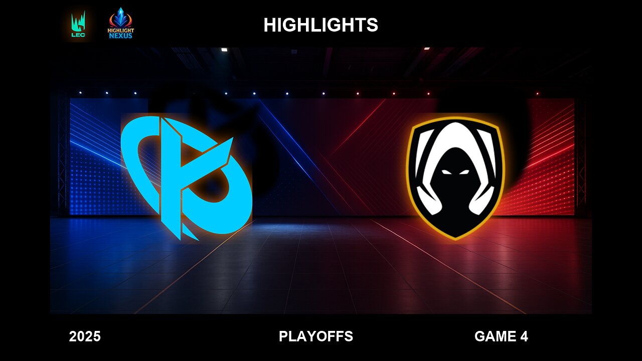 KC vs TH Game 4 Highlights - LEC Spring Playoffs 2025 - Karmine Corp vs Team Heretics