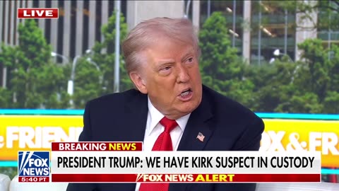 'We have him' Trump says suspected Charlie Kirk assassin is in custody