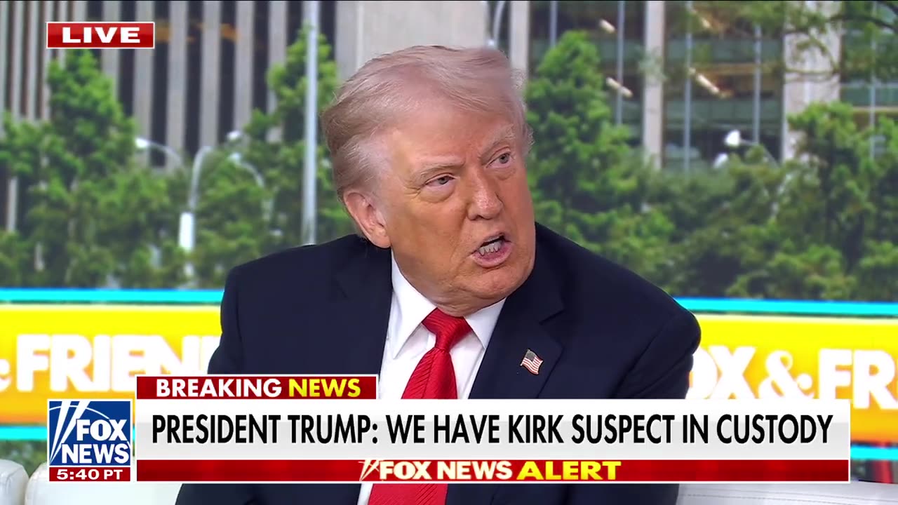 'We have him' Trump says suspected Charlie Kirk assassin is in custody