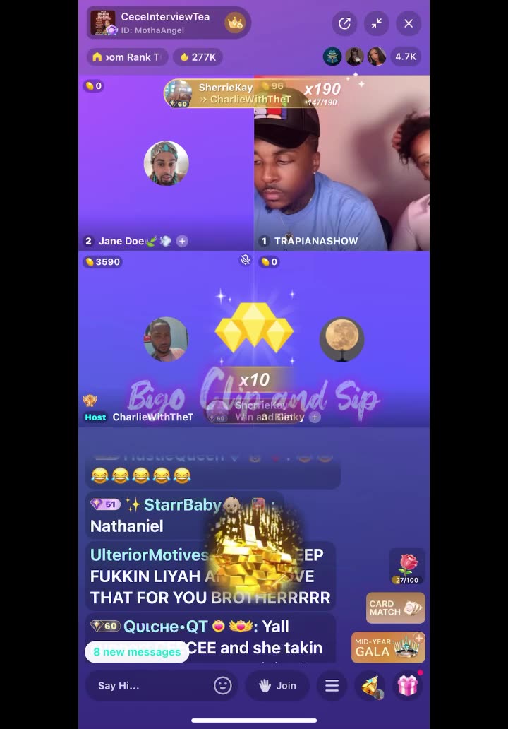 Charli CeeCee n Lionel do part 2 of the sit down 7/20/25 #bigoclipandsip