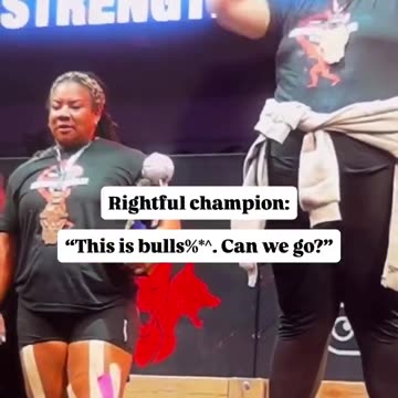 Andrea Thompson, the female runner-up, had her title stolen by a man.