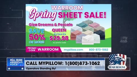 WHOLESALE PRICES: Mike Lindell On Sheet Set Deals For The WarRoom Posse