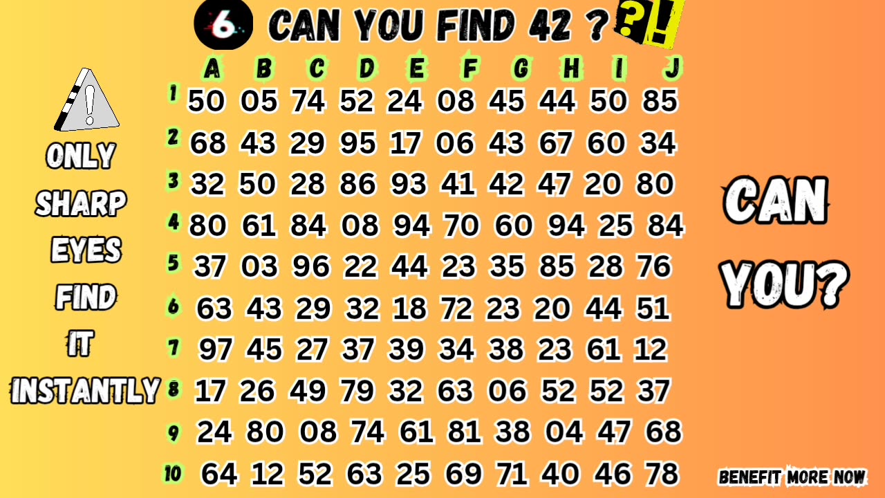 Can you find 42 ? 🔎
