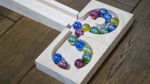 Marble Run Race ASMR ☆ Cuboro Building & Small Carpenter