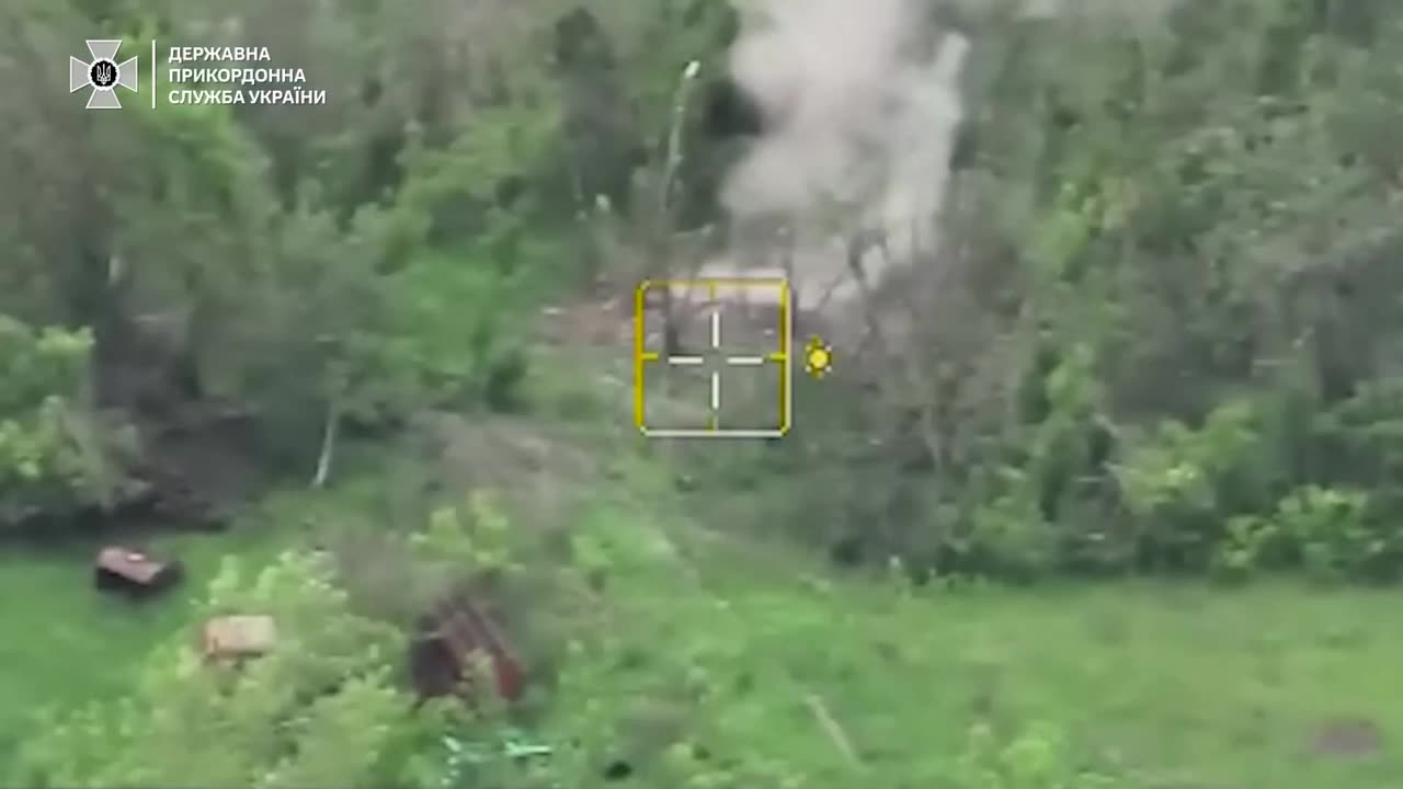 The effective FPV operation of the border guards broke the enemy's defense,
